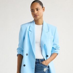 A New Day Double Breasted Women's Boyfriend Blazer
